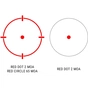 Коліматорний приціл Holosun HE530G-RD точка 2 MOA + коло 65 МОА (Red) (HE530G-RD) - зменшене зображення 6
