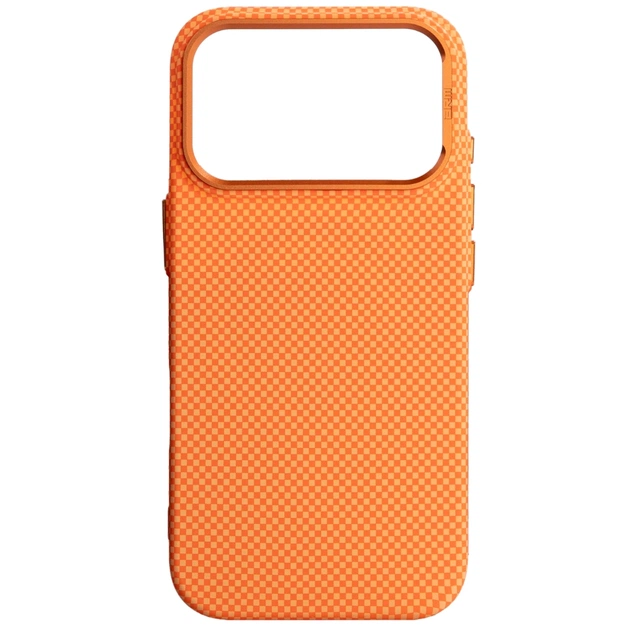 Чохол до мобільного телефона Armorstandart LikeCarbon2 MagCase Apple iPhone 17 Pro Kevlar Orange (ARM88556) - зображення 1