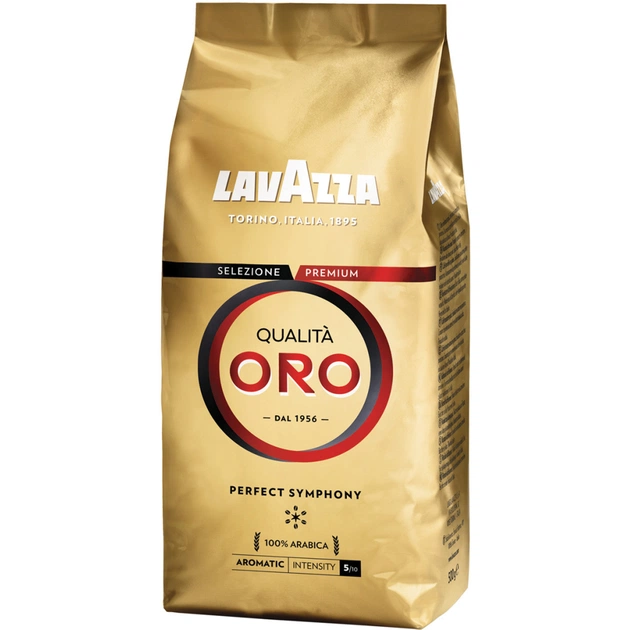 Кофе Lavazza Qualita Oro в зернах 500 г (8000070019362) - изображение 1