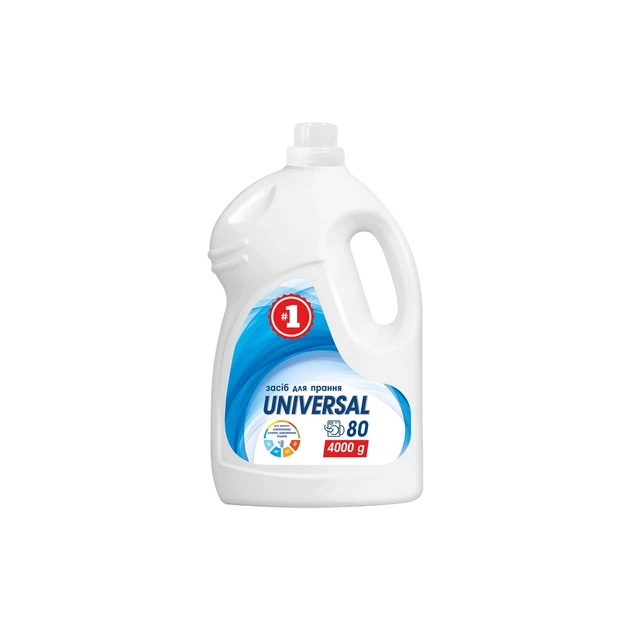 Гель для прання #1 Universal Синтетичний 4 кг (4820270631560) - зображення 1