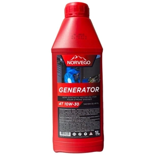Моторна олива NORVEGO GENERATOR 4T 10W30 1 л зображення 1