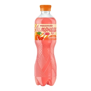 Напій Моршинська соковмісний Лимонада зі смаком Грейпфрута 0.5 л (4820017002806) изображение 1