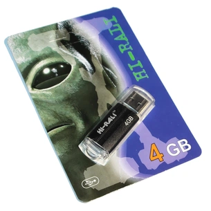 USB флеш накопичувач Hi-Rali 4GB Corsair Series Black USB 2.0 (HI-4GBCORBK) зображення 1