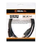 Кабель мультимедийный HDMI M to HDMI M 4.0m black REAL-EL (EL123500019) - уменьшенное изображение 3