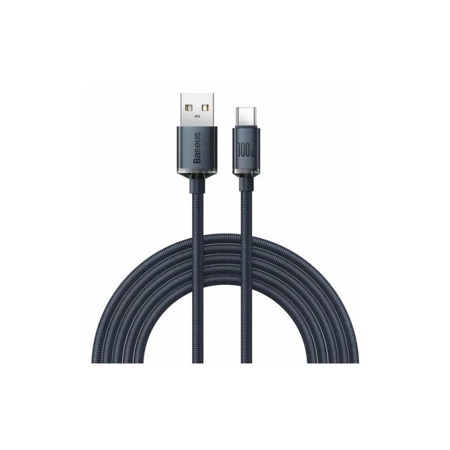 Дата кабель USB 2.0 AM to USB-C 2.0m 100W black Baseus (CAJY000501) - зображення 1