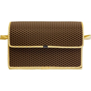 Сумка-органайзер EVAtech 30x49x25 см Коричневий з бежевим кантом (BS12258SM5RZI) зображення 1