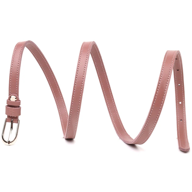 Ремінь Grande Pelle Жіночий з натуральної шкіри Рожевий (21441) - зображення 7