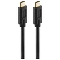 Дата кабель USB-C to USB-C 1.5m Black Hama (00086409) - зменшене зображення 2