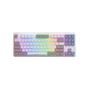 Клавіатура Hator Rockfall 3 Mecha TKL QMK/VIA Orange Wireless White (HTK851UA) зображення 1