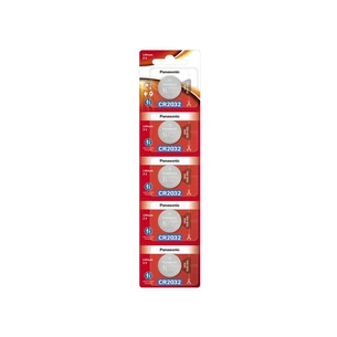 Батарейка CR 2032 Lithium 5pcs Blister Panasonic (CR-2032/5BE) изображение 1