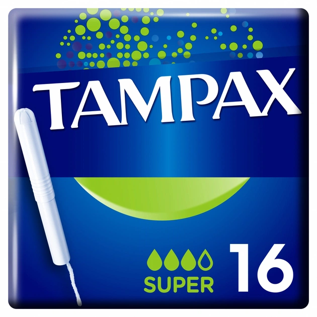 Тампони Tampax Super Duo с апликатором 16 шт (4015400075097) - picture 1