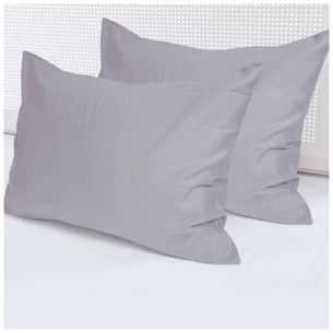 Наволочка Ярослав Сатин сіра 08 50х70 2шт (39743) зображення 1