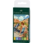Лайнер Faber-Castell набір капілярних ручок пензликів PITT Artist Pens Brush Summer vibe, 6 кольорів (32108) - зменшене зображення 1