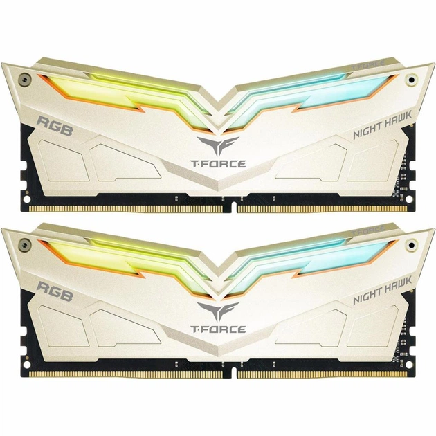 Модуль пам'яті для комп'ютера DDR4 16GB (2x8GB) 3466 MHz T-Force Night Hawk Legend Gold RG Team (TF7D416G3466HC16CDC01) - изображение 1