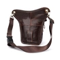 Сумка Vintage На пояс шкіряна Коричнева (20013) - зменшене зображення 3