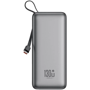 Універсальна мобільна батарея XO PR268 PD 22.5W QC 3.0 20000mAh Grey зображення 1