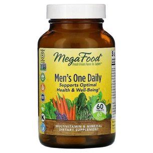 Мультивітамін MegaFood Мультивітаміни для чоловіків, Men's One Daily, 60 таблеток (MGF-10107) зображення 1