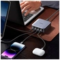 Зарядний пристрій Ugreen 4xUSB 100W (3xType-C+USB A QC3) GAN Charger Nexode Series Black CD328 (90928) - зменшене зображення 5