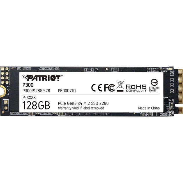 Накопитель SSD M.2 2280 128GB Patriot (P300P128GM28) - изображение 1