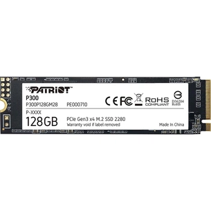 Накопичувач SSD M.2 2280 128GB Patriot (P300P128GM28) зображення 1