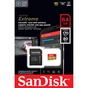 Карта пам'яті SanDisk 64GB microSD class 10 UHS-I U3 Extreme (SDSQXAH-064G-GN6MA) - зменшене зображення 3