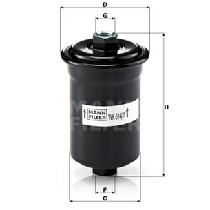 Фільтр паливний Mann WK614/11 зображення 1