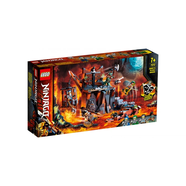 Конструктор LEGO NinjaGo Подорож у підземелля черепа 401 деталь (71717) - зображення 1