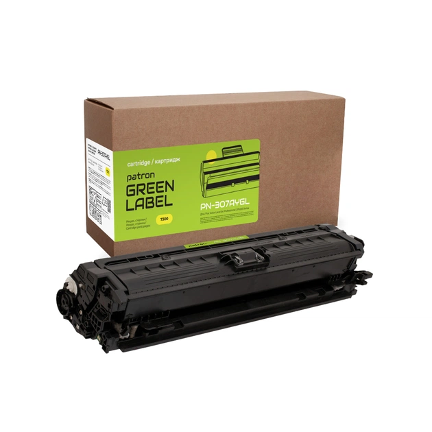 Картридж Patron HP 307A (CE742A) yellow Green Label (PN-307AYGL) - изображение 1