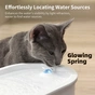 Універсальний посуд для тварин Uahpet Поїлка Glow Wireless Pet Fountain (UYSJ05QD) - уменьшенное изображение 7