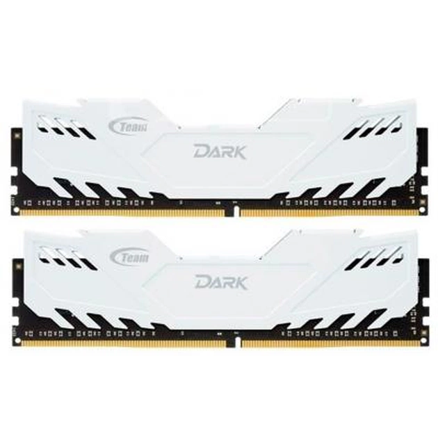 Модуль пам'яті для комп'ютера DDR3 16GB (2x8GB) 1600 MHz Dark Series White Team (TDWED316G1600HC9DC01) - изображение 1