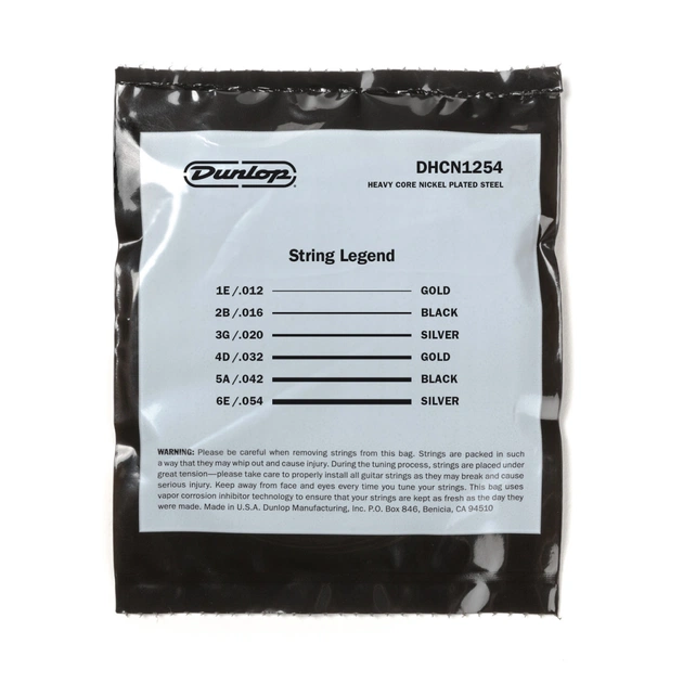 Струни для гітари Jim Dunlop Heavy Core Electric Guitar Strings (12-54) (DHCN1254) - picture 3