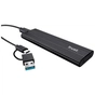 Карман внешний Trust USB-C to M.2 NVMe SSD Enclosure USB 3.2 Gen2 10Gbps aluminum black (25806_TRUST) - уменьшенное изображение 6