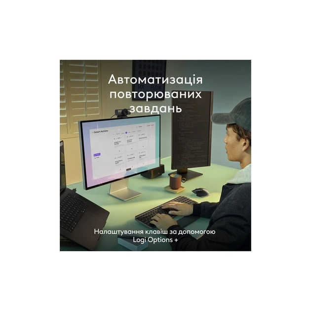 Комплект Logitech MX Keys S Combo для MAC Bluetooth/Wireles UA Space Grey (920-012845) - picture 10