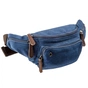 Сумка Vintage Поясна текстильна Синя (20173) - зменшене зображення 1