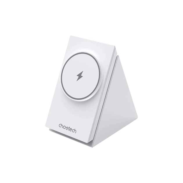 Зарядний пристрій Choetech Wireless magnetic 3-in-1 15W white (T600-F) - зображення 1