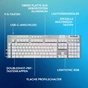 Клавіатура Logitech G915 X Lightspeed Switch-Tactile Wireless/Bluetooth/USB UA White (920-012690) - зменшене зображення 8