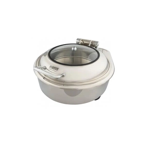 Мармит FoREST чафіндіш GN круглий з гідравлічною кришкою 425 x 310 мм (190400) зображення 1