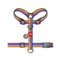 Шлея для собак WAUDOG Nylon анатомічна H-подібна з QR-паспортом "Лінія 1" пластиковий фастекс XL (323-0006) - уменьшенное изображение 2
