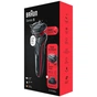 Електробритва Braun Series 5 51-R1200s BLACK / RED - зменшене зображення 7