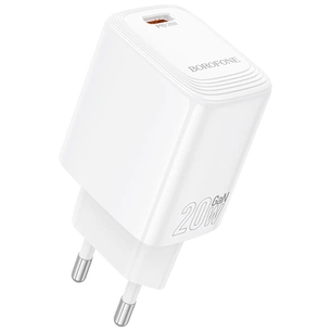 Зарядний пристрій BOROFONE BN26 Fuente USB-C PD20W White (6941991120237) зображення 1