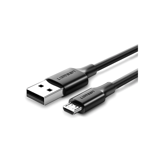 Дата кабель USB 2.0 AM to Micro 5P 0.5m 2A US289 black Ugreen (60135) - зображення 1