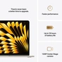 Ноутбук Apple MacBook Air 15 M4 A3241 Starlight (MW1J3UA/A) - зменшене зображення 8