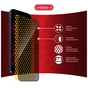 Стекло защитное Intaleo Privacy Apple iPhone 12 Pro Black (1283126621369) - уменьшенное изображение 9