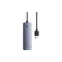 Концентратор Baseus USB 3.0 to 4xUSB 3.0 + USB-C gray (B0005280B811-01) - зменшене зображення 2