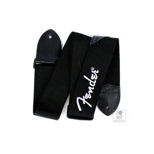 Ремінь для гітари Fender Strap 2" Black White Logo (53884) зображення 1