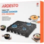 Плита Ardesto CTC-NS5015B, тип газу LPG, 3 алюмін. газ. пальника, 1 електрич. ко (CTC-NS5015B) - уменьшенное изображение 7