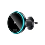 Універсальний автотримач Essager Element magnetic wireless charging car bracket outlet+paste mode (EZJCX-YS01-Z) - зменшене зображення 2