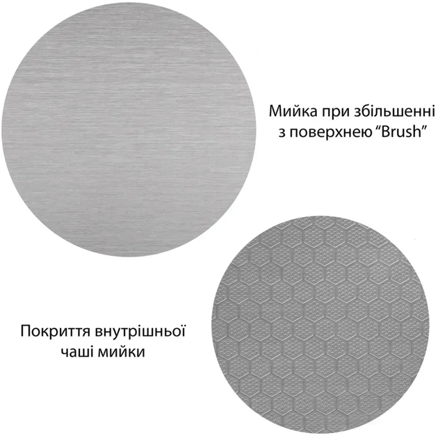 Мийка кухонна Kroner KDBrush6050HM (CV027237) - picture 9