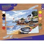 Картина по номерам Sequin Art PAINTING BY NUMBERS SENIOR Fishing Village (SA1035) - уменьшенное изображение 1