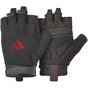 Рукавички для фітнесу Adidas Essential Training Gloves ADGB-15000RD чорний, червоний XS (885652027755) - зменшене зображення 1